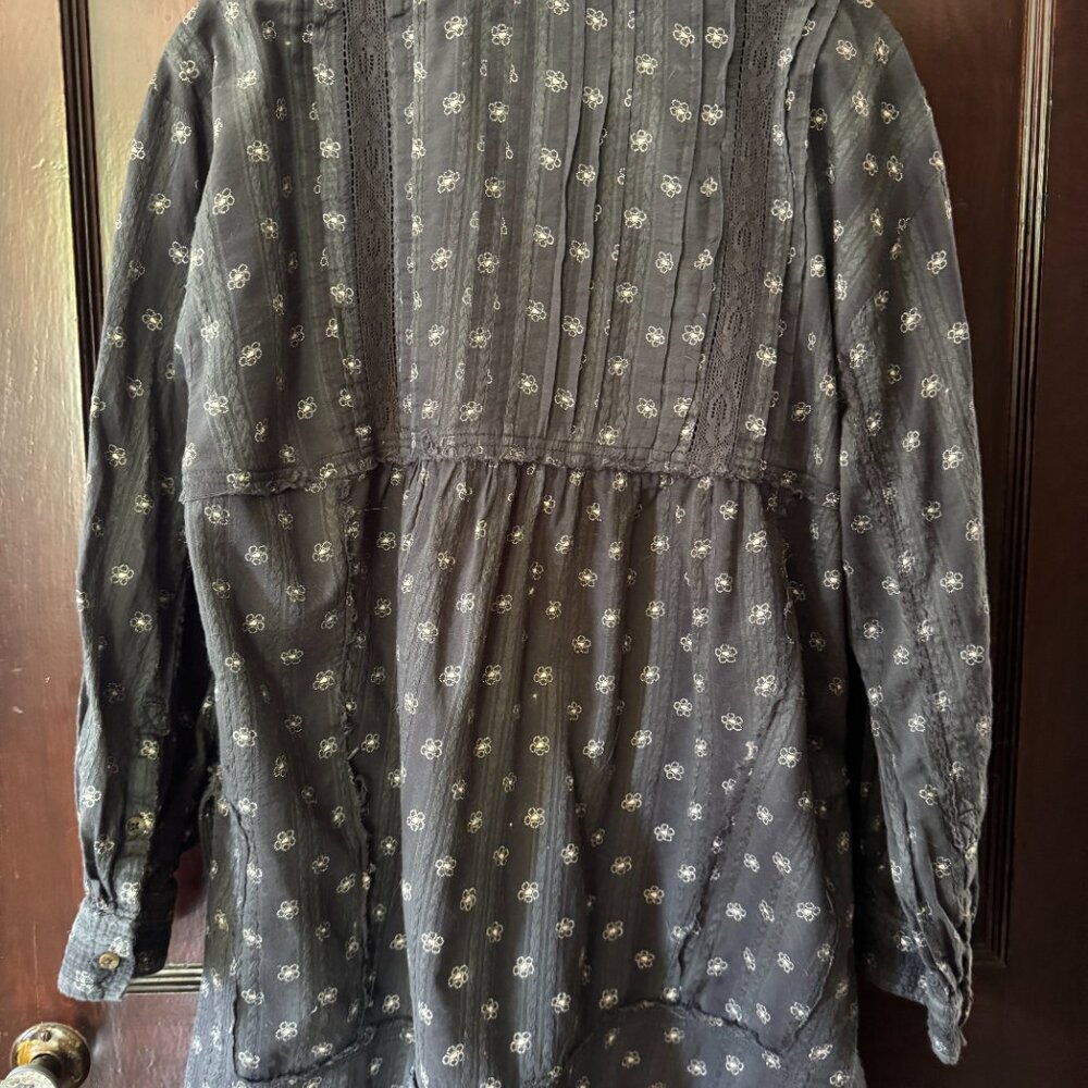 Pilcro Anthropologie charcoal spring tunic - Picture 5 of 6